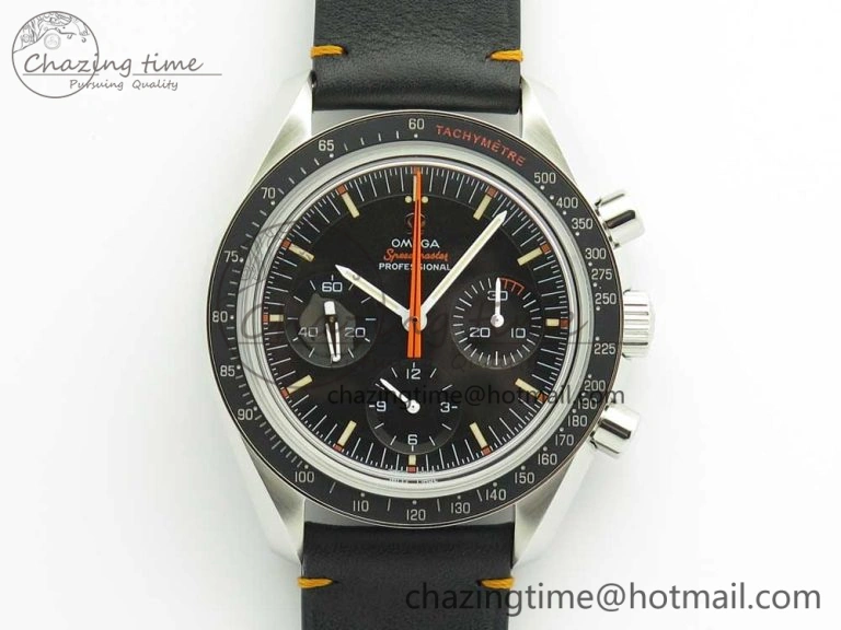 Speedmaster Speedy Tuesday 2 ‘Ultraman’ OMF Best Edition on Leather Strap Manual Winding Chrono Movement Trendy 7989