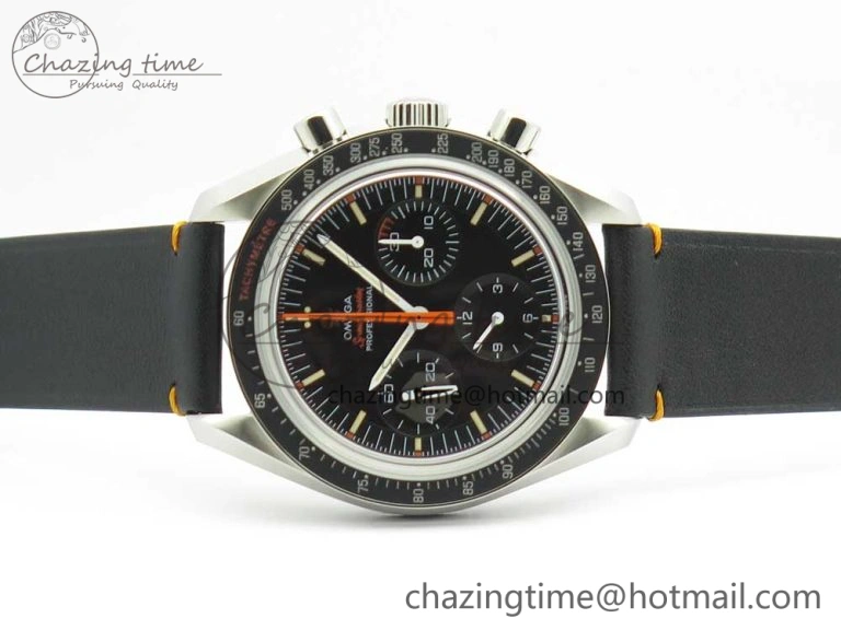 Speedmaster Speedy Tuesday 2 ‘Ultraman’ OMF Best Edition on Leather Strap Manual Winding Chrono Movement Trendy 7989