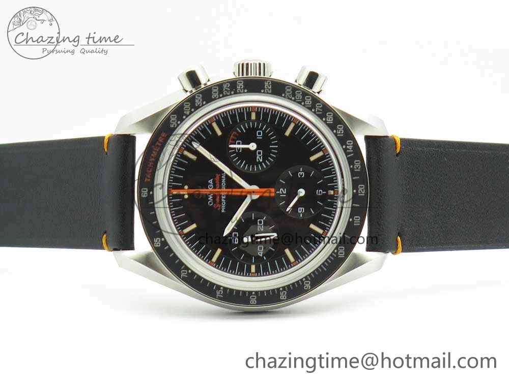 Speedmaster Speedy Tuesday 2 ‘Ultraman’ OMF Best Edition on Leather Strap Manual Winding Chrono Movement Trendy 7989