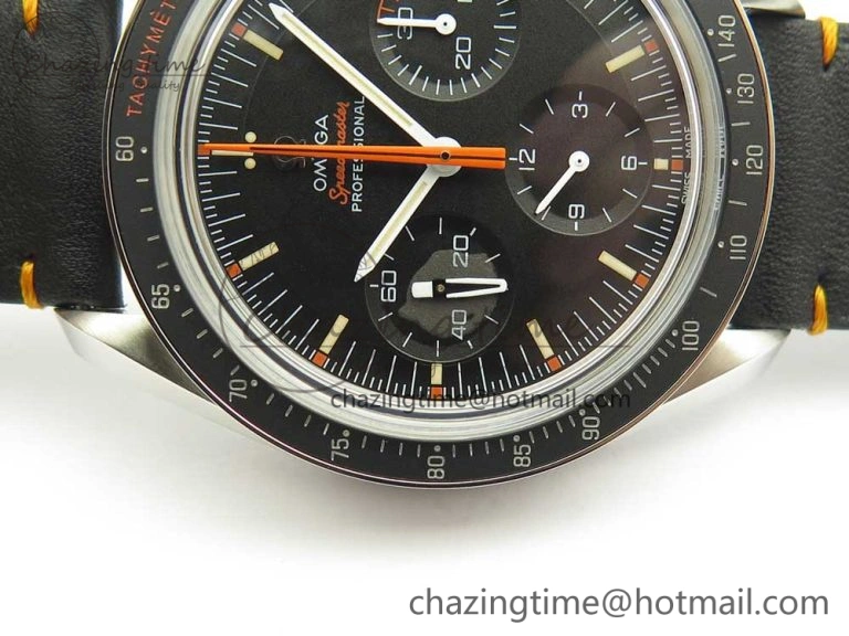 Speedmaster Speedy Tuesday 2 ‘Ultraman’ OMF Best Edition on Leather Strap Manual Winding Chrono Movement Trendy 7989
