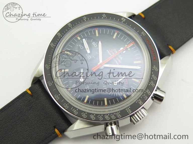 Speedmaster Speedy Tuesday 2 ‘Ultraman’ OMF Best Edition on Leather Strap Manual Winding Chrono Movement Trendy 7989