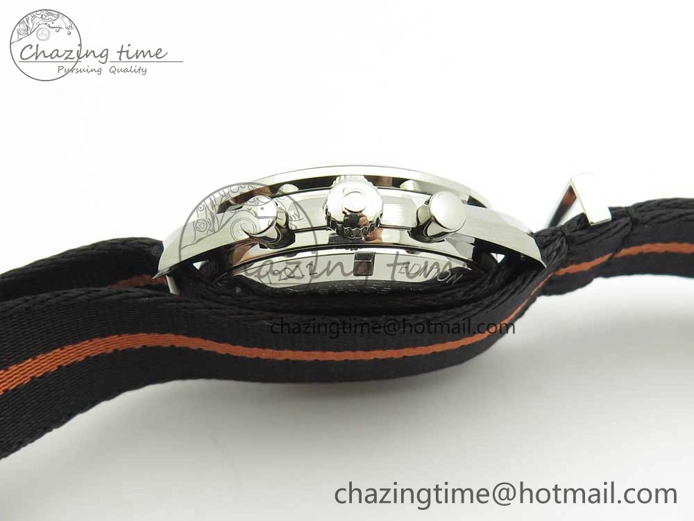 Speedmaster Speedy Tuesday 2 ‘Ultraman’ OMF Best Edition on Nato Strap Manual Winding Chrono Movement Lightweight 7991