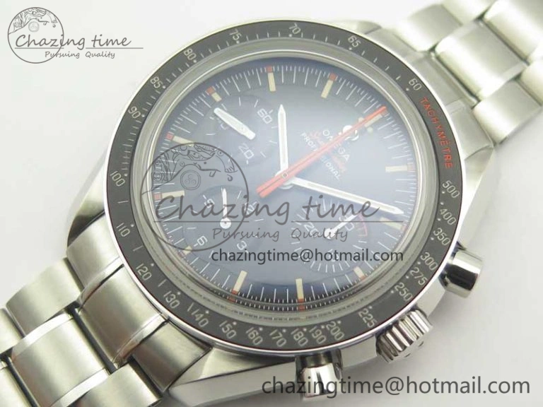 Speedmaster Speedy Tuesday 2‘Ultraman’OMF Best Edition on SS Bracelet Manual Winding Chrono Movement Minimalist 7993