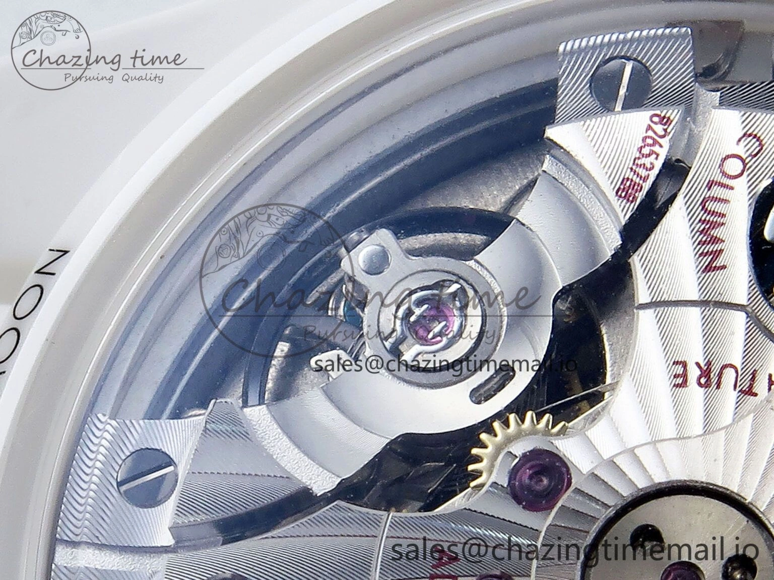 Speedmaster White Side Of The Moon N1F 1:1 Best Edition White Dial White Ceramic on White Leather Strap A TopPick 7694