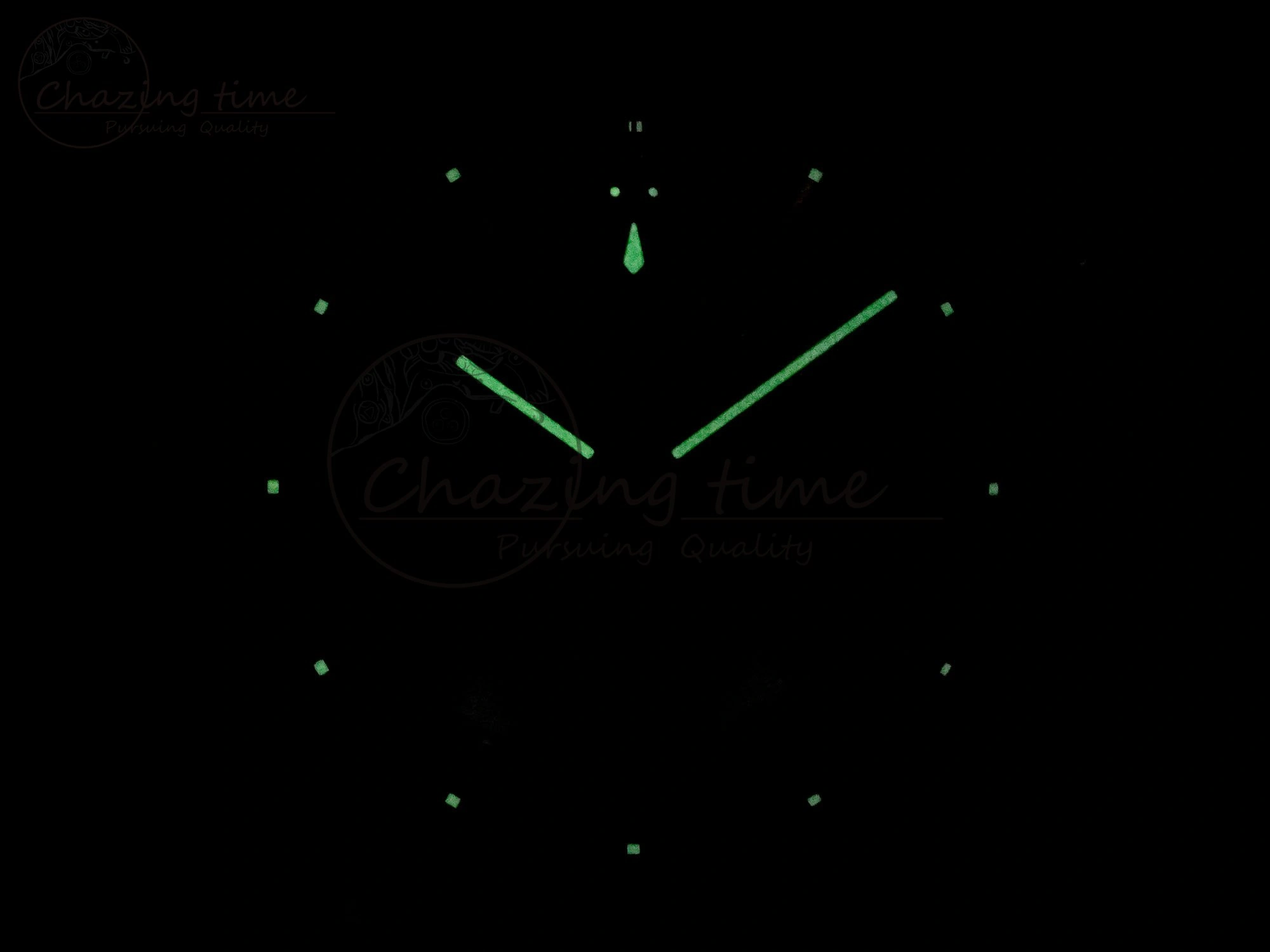 Speedmaster YG RMF Best Edition Green Dial on YG Bracelet Lemania HW TravelReady 7728