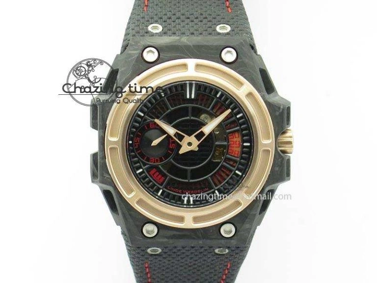 Spidolite II Tech Gold Forge Carbon V6F Best Edition Lite On Black Nylon Strap A23J TravelReady 7523