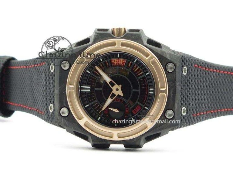 Spidolite II Tech Gold Forge Carbon V6F Best Edition Lite On Black Nylon Strap A23J TravelReady 7523