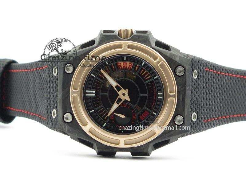 Spidolite II Tech Gold Forge Carbon V6F Best Edition Lite On Black Nylon Strap A23J TravelReady 7523