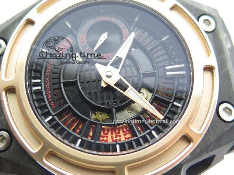 Spidolite II Tech Gold Forge Carbon V6F Best Edition Lite On Black Nylon Strap A23J TravelReady 7523