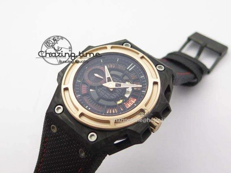 Spidolite II Tech Gold Forge Carbon V6F Best Edition Lite On Black Nylon Strap A23J TravelReady 7523