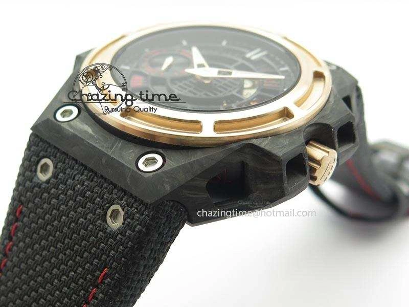 Spidolite II Tech Gold Forge Carbon V6F Best Edition Lite On Black Nylon Strap A23J TravelReady 7523