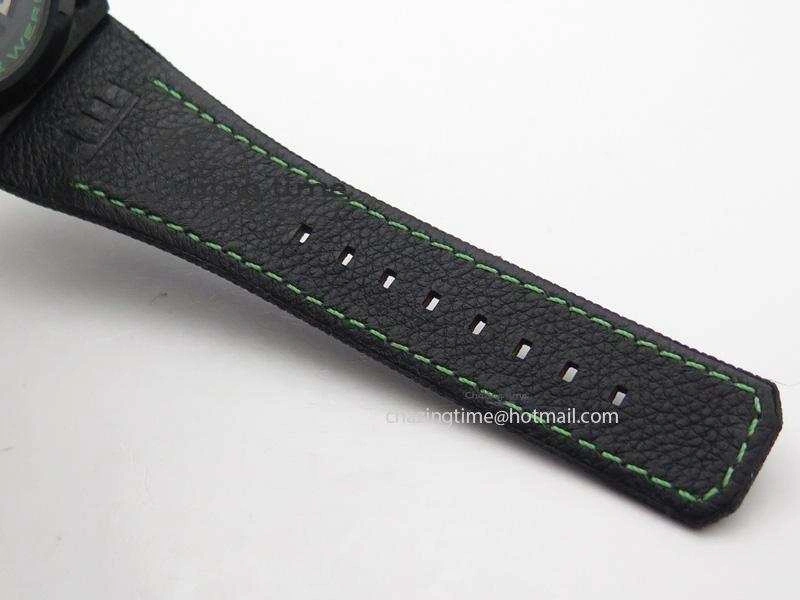 Original Spidolite II Tech Green Forged Carbon V6F Best Edition On Black Nylon Strap A 7528