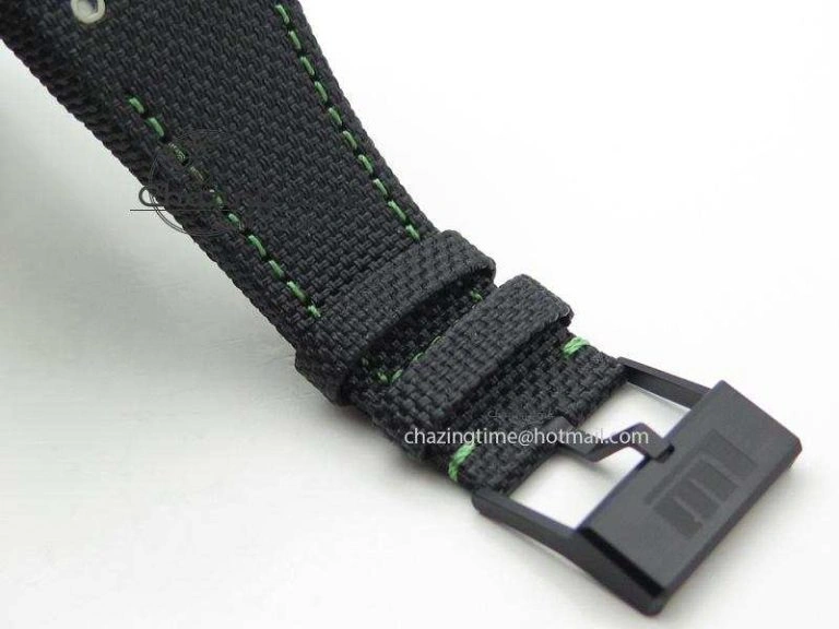 Original Spidolite II Tech Green Forged Carbon V6F Best Edition On Black Nylon Strap A 7528