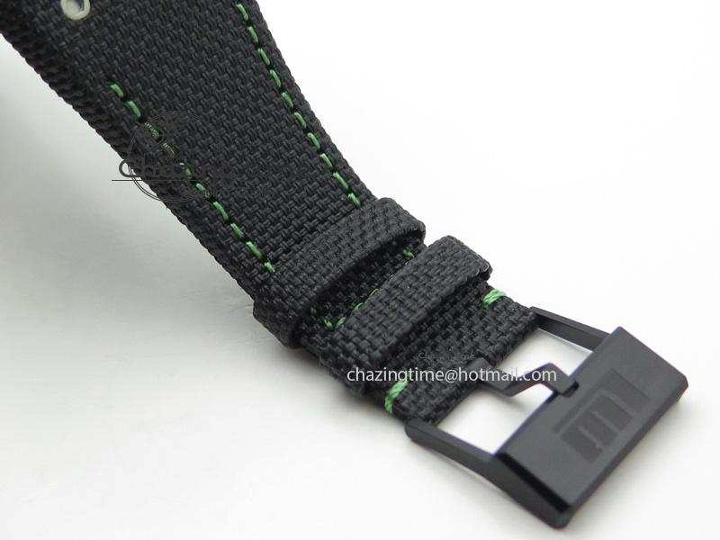 Original Spidolite II Tech Green Forged Carbon V6F Best Edition On Black Nylon Strap A 7528
