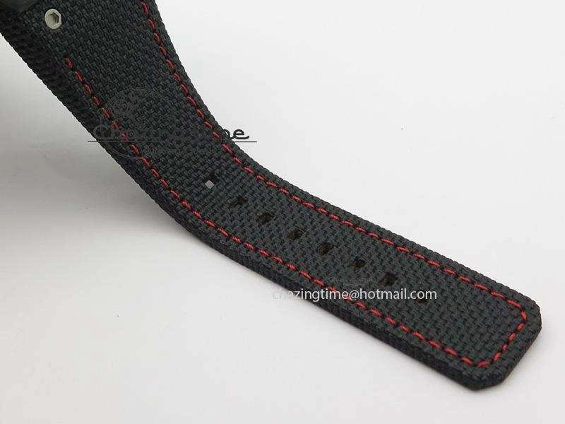 TravelReady Spidolite Tech Gold Forged Carbon  V6F Best Edition On Black Nylon Strap A 7525