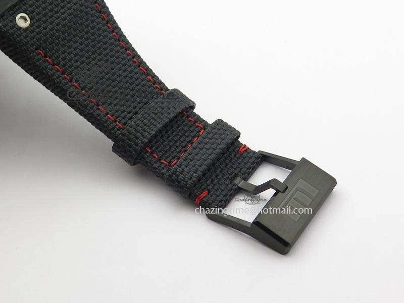 TravelReady Spidolite Tech Gold Forged Carbon  V6F Best Edition On Black Nylon Strap A 7525