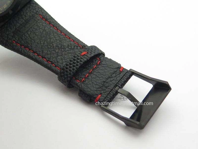 TravelReady Spidolite Tech Gold Forged Carbon  V6F Best Edition On Black Nylon Strap A 7525
