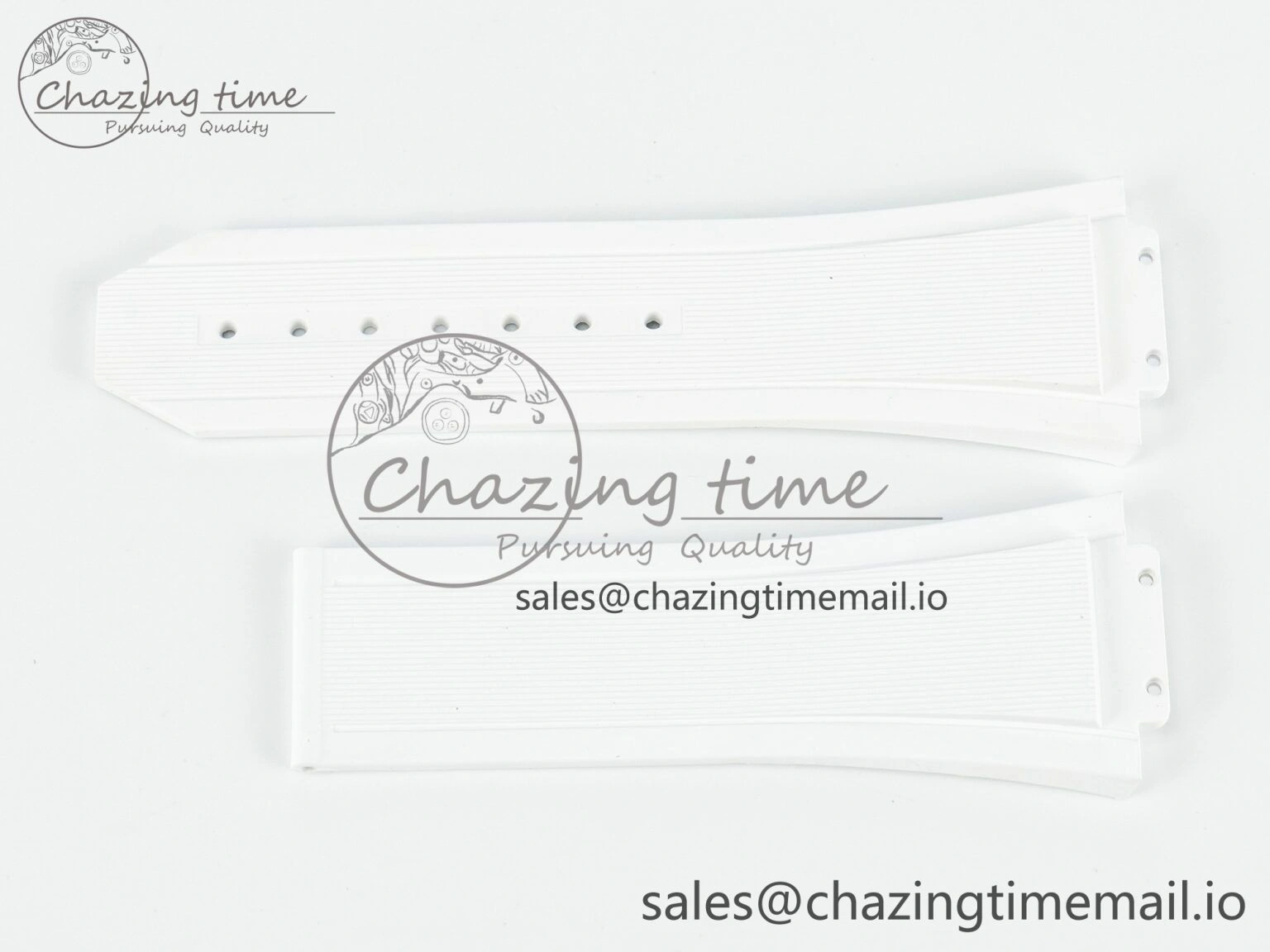 Spirit of Big Bang 42mm Best Edition White Rubber Strap (Fits the Gen size) NewStyle 6668