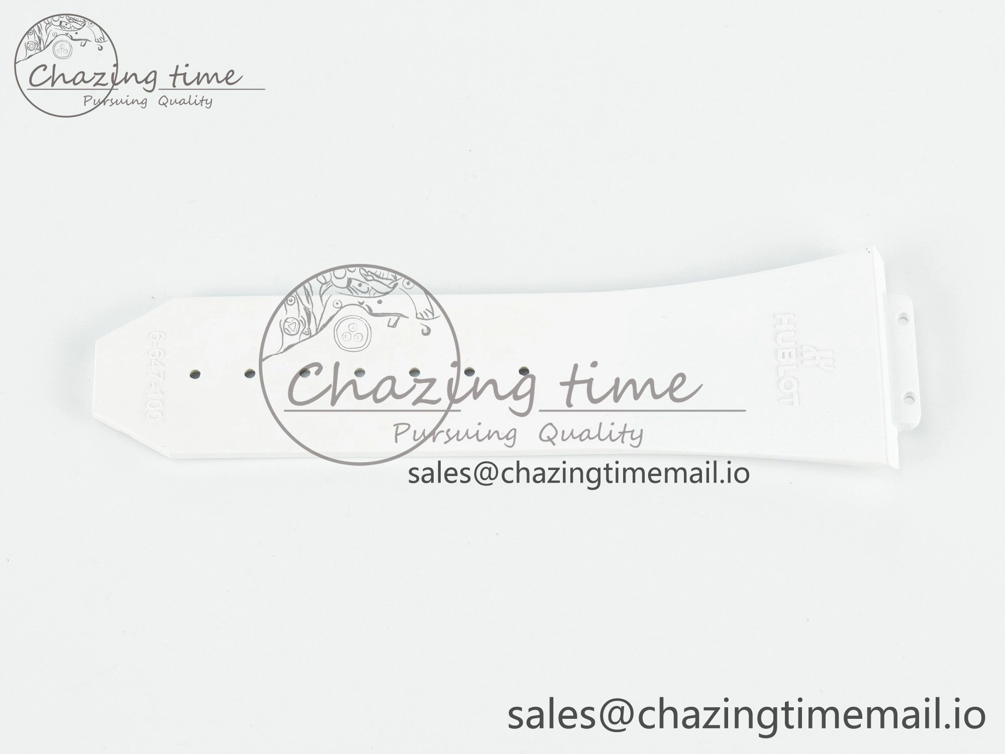 Spirit of Big Bang 42mm Best Edition White Rubber Strap (Fits the Gen size) NewStyle 6668