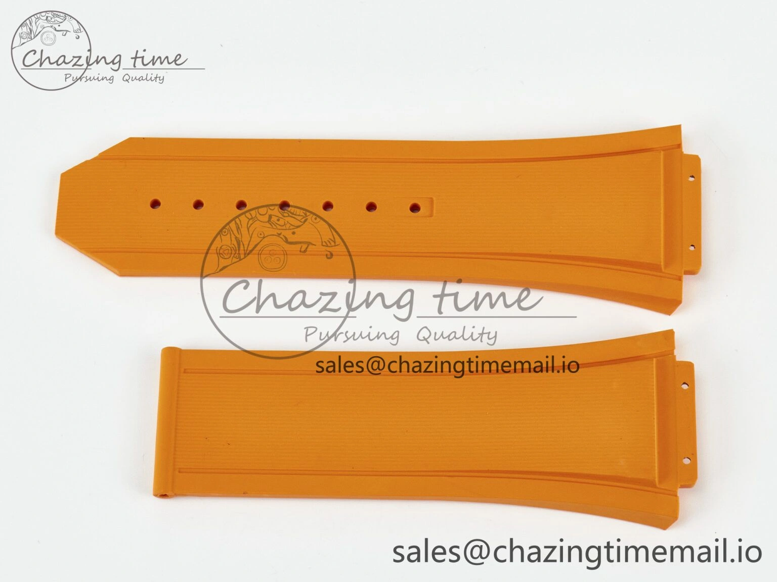 Durable Spirit of Big Bang 45mm Best Edition Orange Rubber Strap (Fits the Gen size) 4055