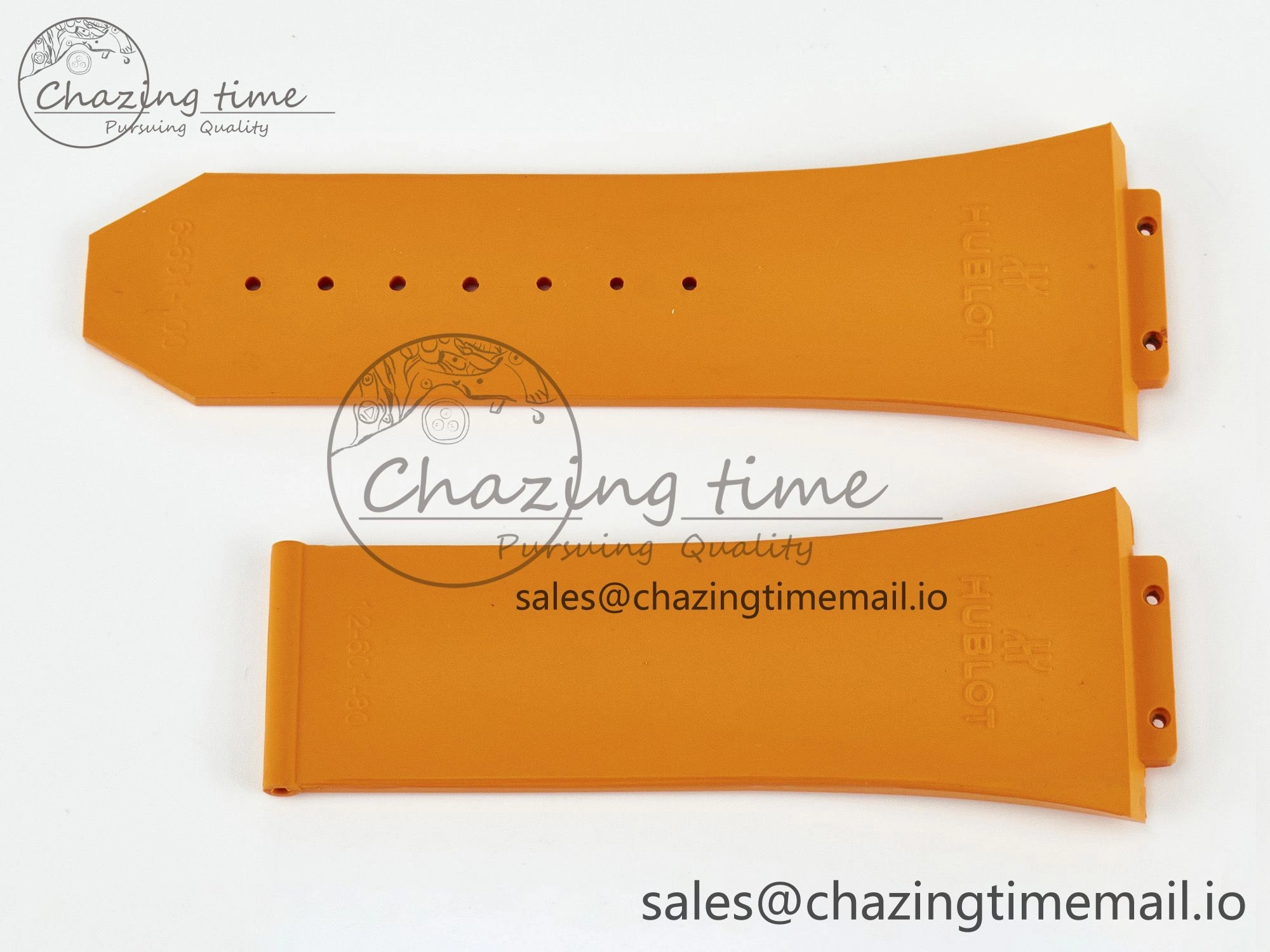 Durable Spirit of Big Bang 45mm Best Edition Orange Rubber Strap (Fits the Gen size) 4055
