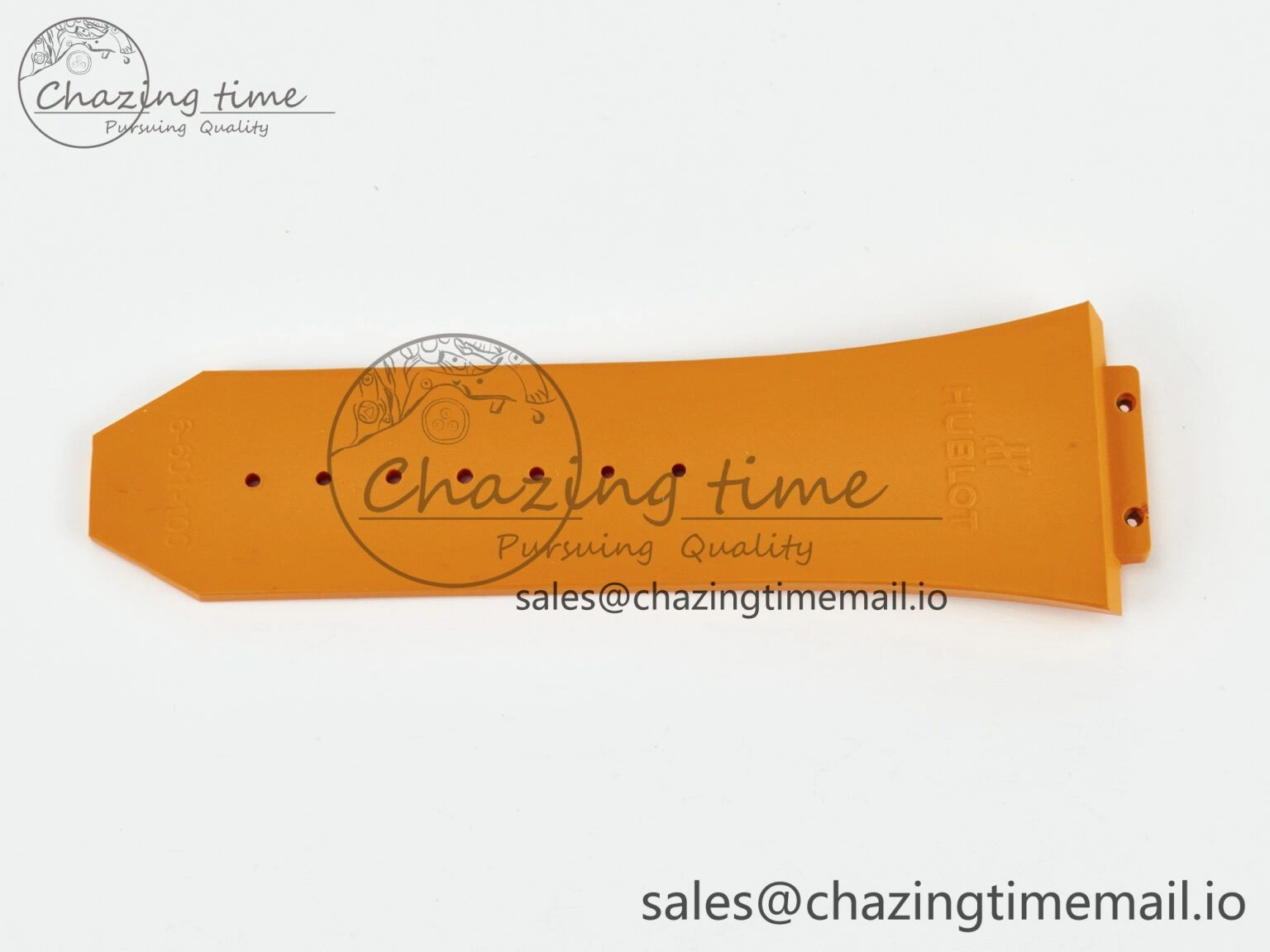 Durable Spirit of Big Bang 45mm Best Edition Orange Rubber Strap (Fits the Gen size) 4055
