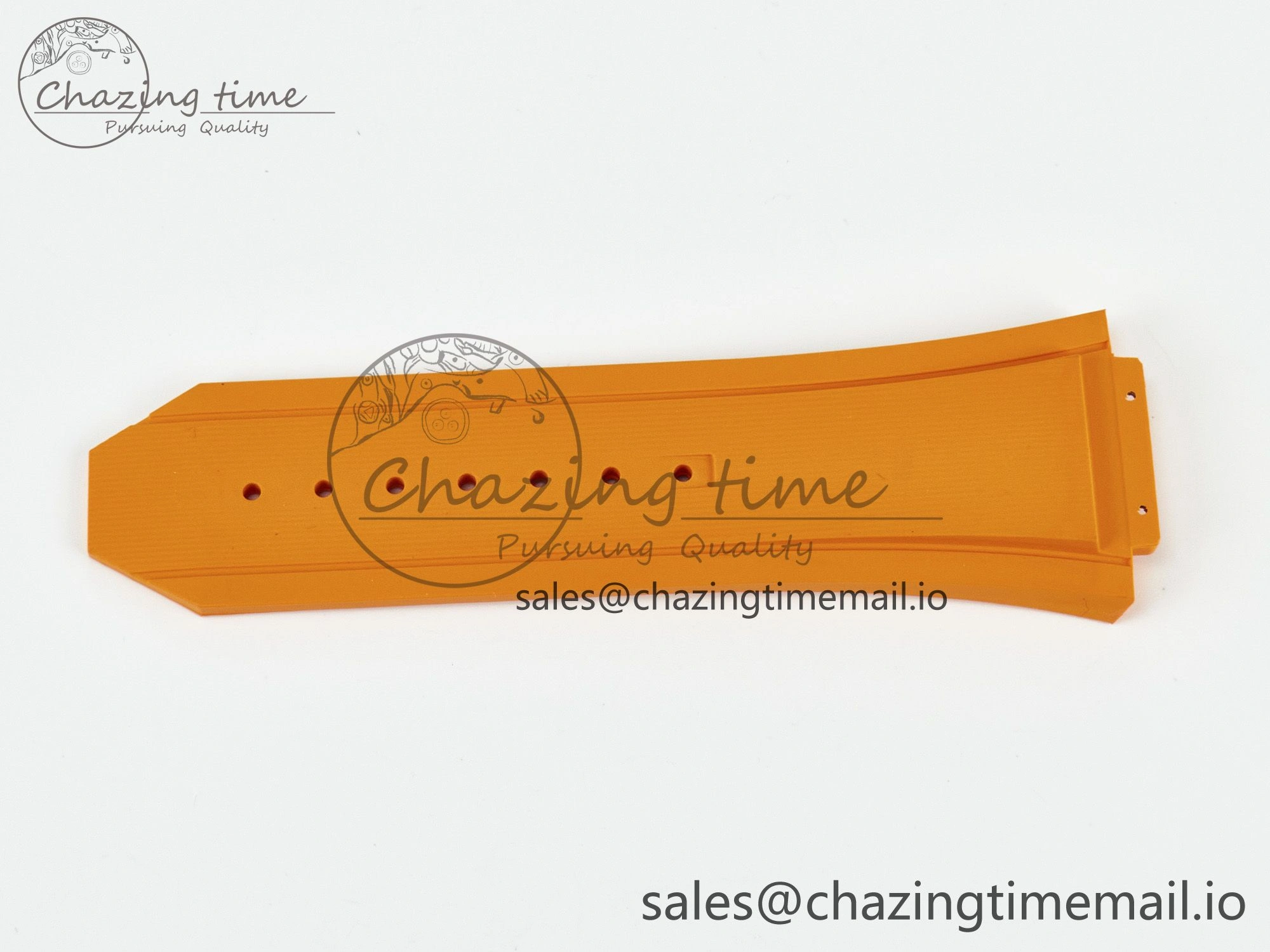 Durable Spirit of Big Bang 45mm Best Edition Orange Rubber Strap (Fits the Gen size) 4055