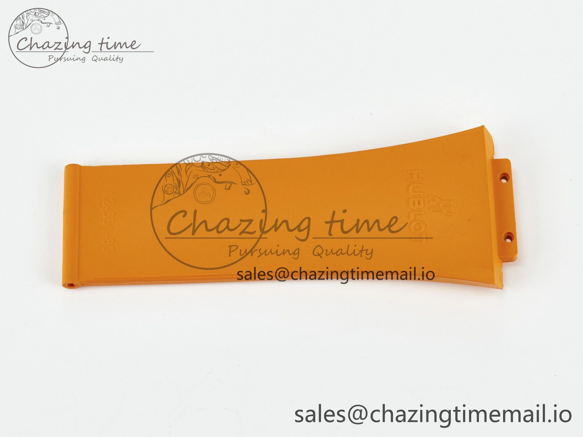Durable Spirit of Big Bang 45mm Best Edition Orange Rubber Strap (Fits the Gen size) 4055