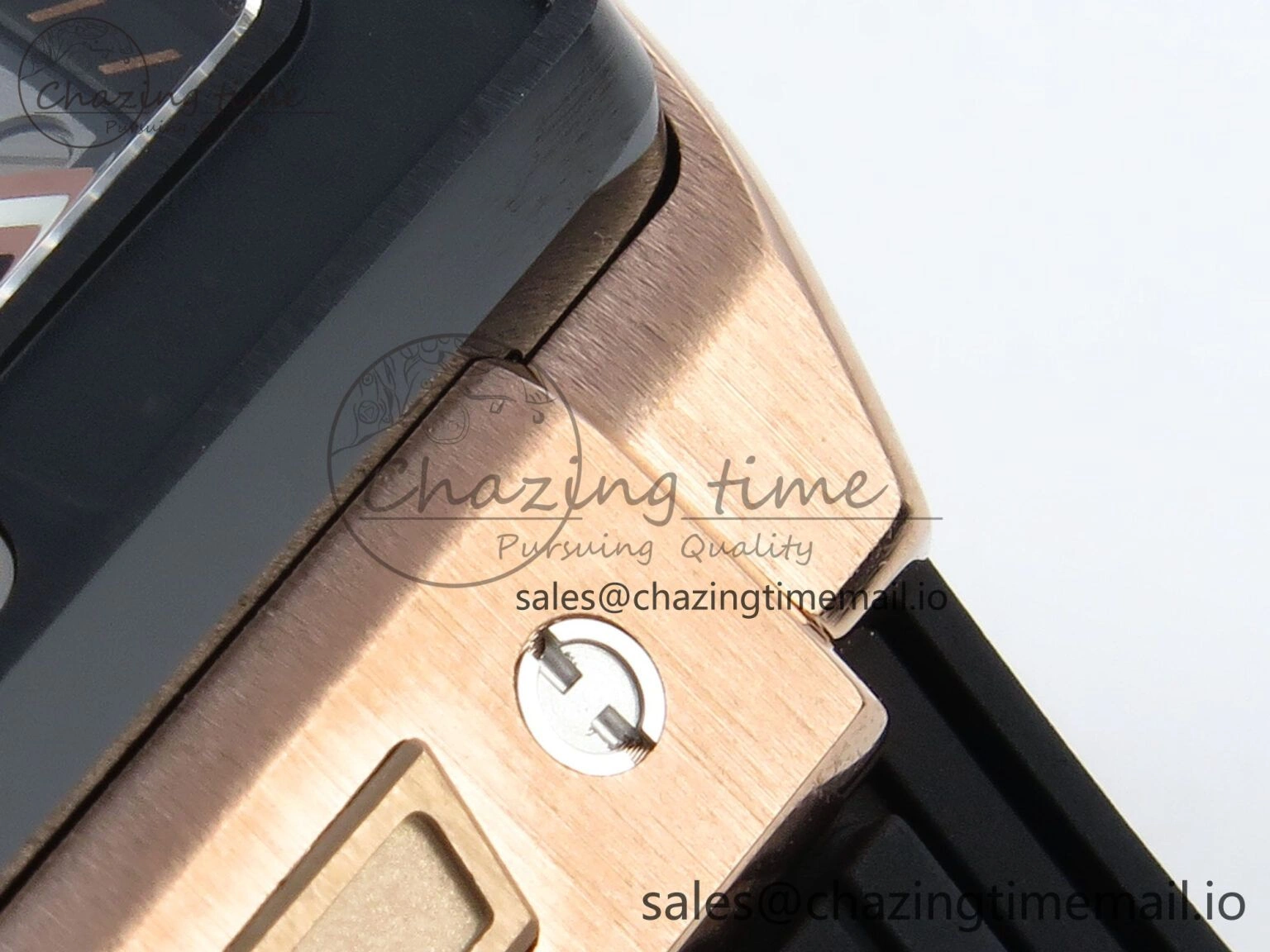 Spirit of Big Bang RG BBF 1:1 Best Edition Black Ceramic Bezel Skeleton Dial on Black Rubber Strap A Minimalist 6690