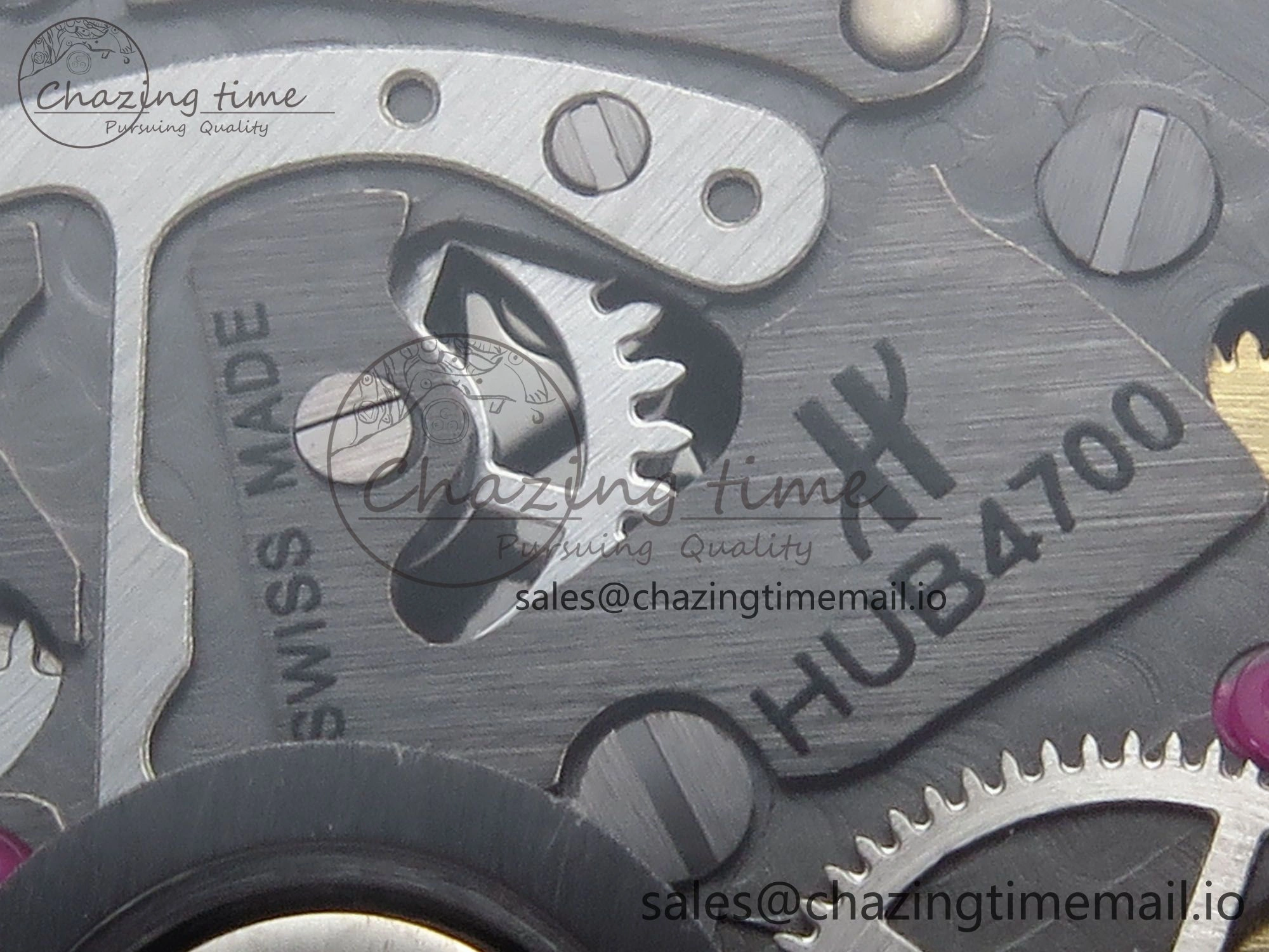 Spirit of Big Bang RG BBF 1:1 Best Edition Black Ceramic Bezel Skeleton Dial on Black Rubber Strap A Minimalist 6690
