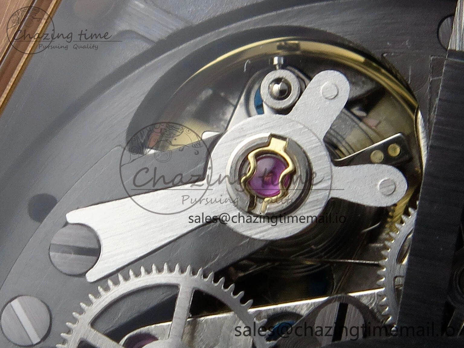 Spirit of Big Bang RG BBF 1:1 Best Edition Black Ceramic Bezel Skeleton Dial on Black Rubber Strap A Minimalist 6690