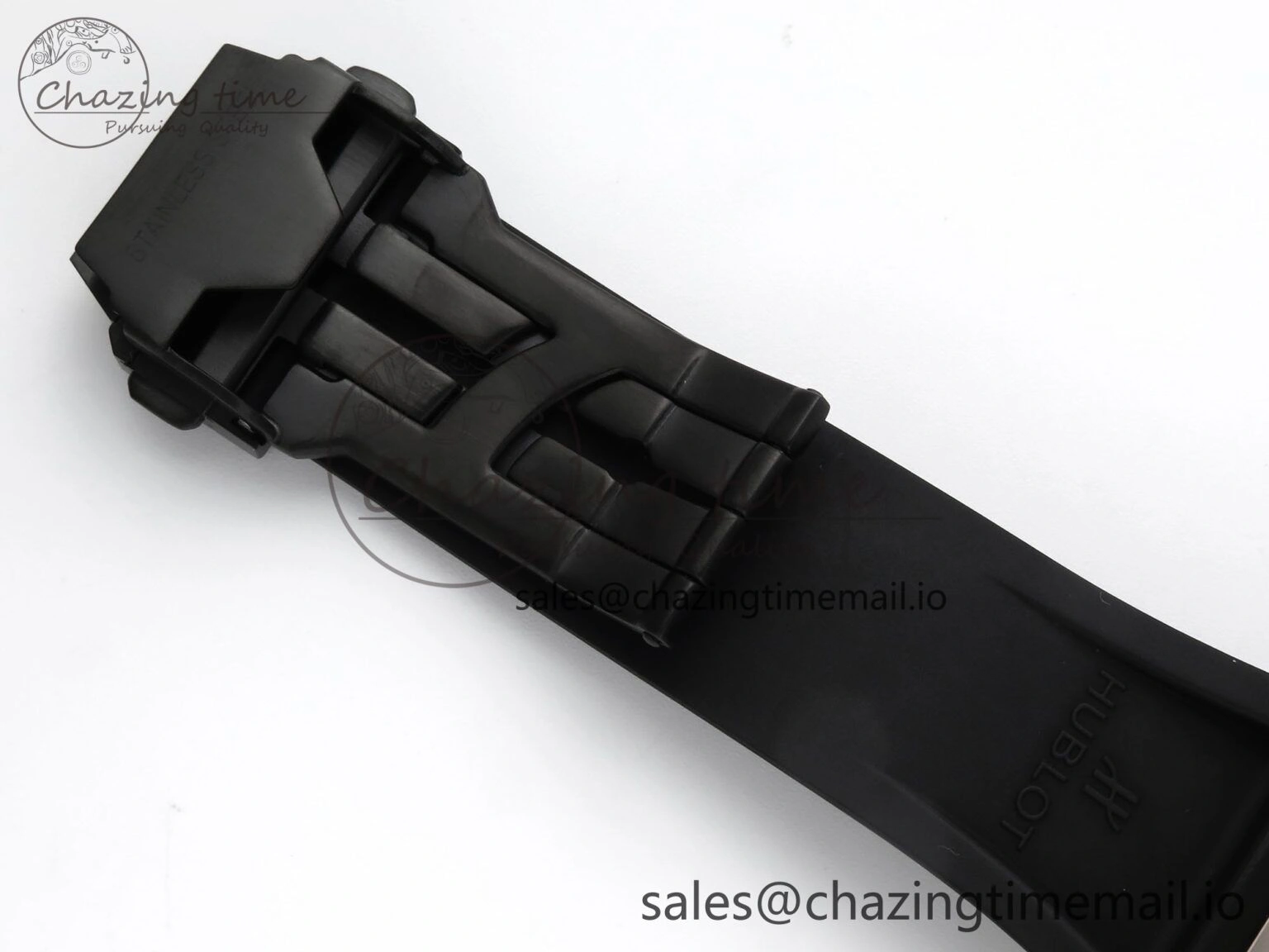 Spirit of Big Bang RG BBF 1:1 Best Edition Black Ceramic Bezel Skeleton Dial on Black Rubber Strap A Minimalist 6690