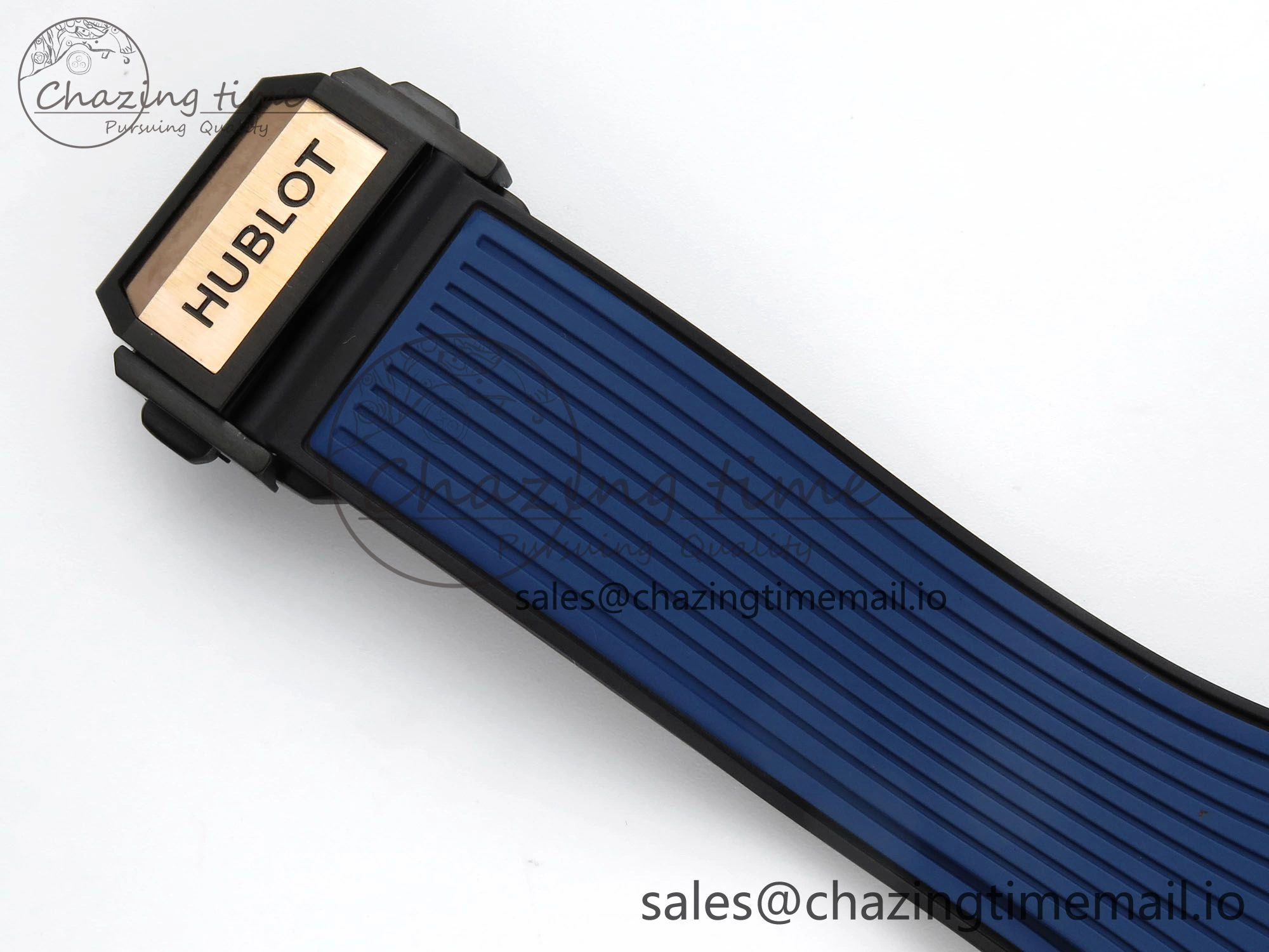 Fashionable Spirit of Big Bang RG BBF 1:1 Best Edition Skeleton Dial on Blue Rubber Strap A 6695