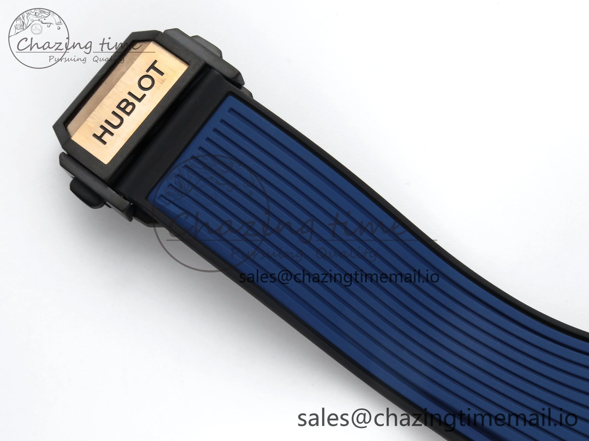 Original Spirit of Big Bang RG BBF 1:1 Best Edition Skeleton Dial on Blue Rubber Strap A 6693