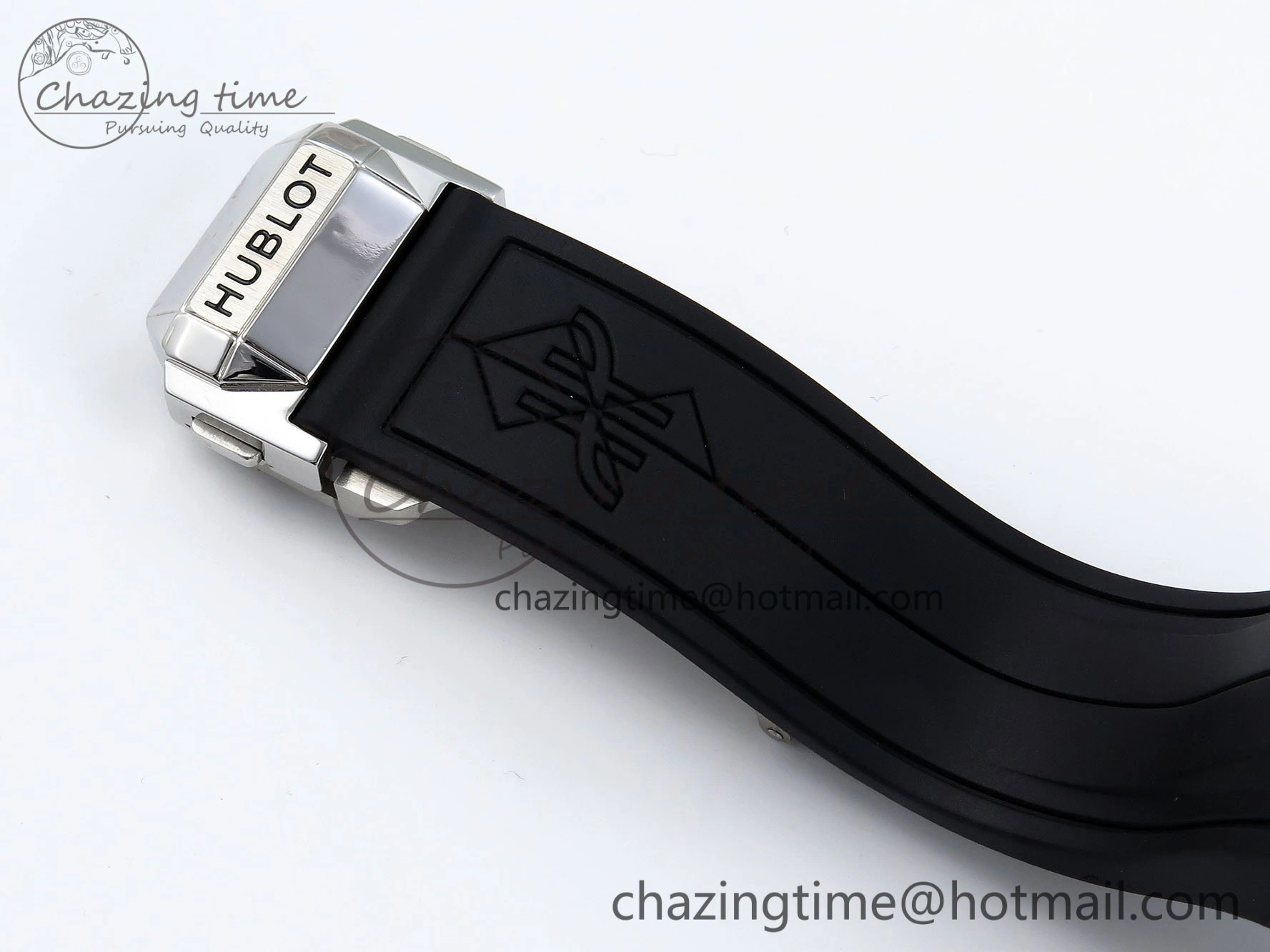 Sophisticated Spirit of Big Bang Sang Bleu SS Full Diamonds BLSF Edition Skeleton Dial on Black Rubber Strap A 6734