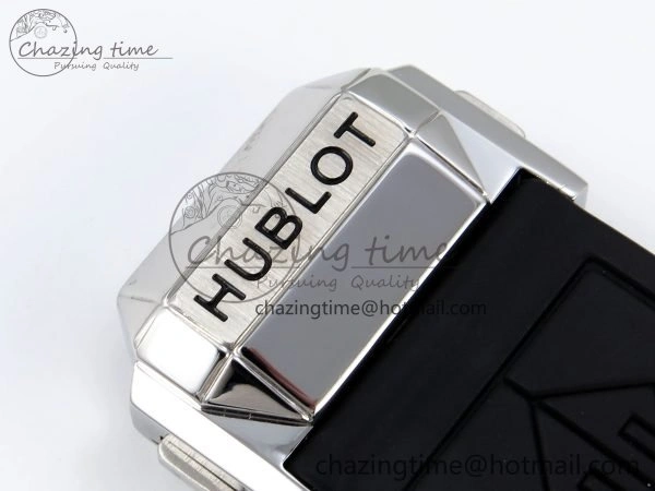 Sophisticated Spirit of Big Bang Sang Bleu SS Full Diamonds BLSF Edition Skeleton Dial on Black Rubber Strap A 6734