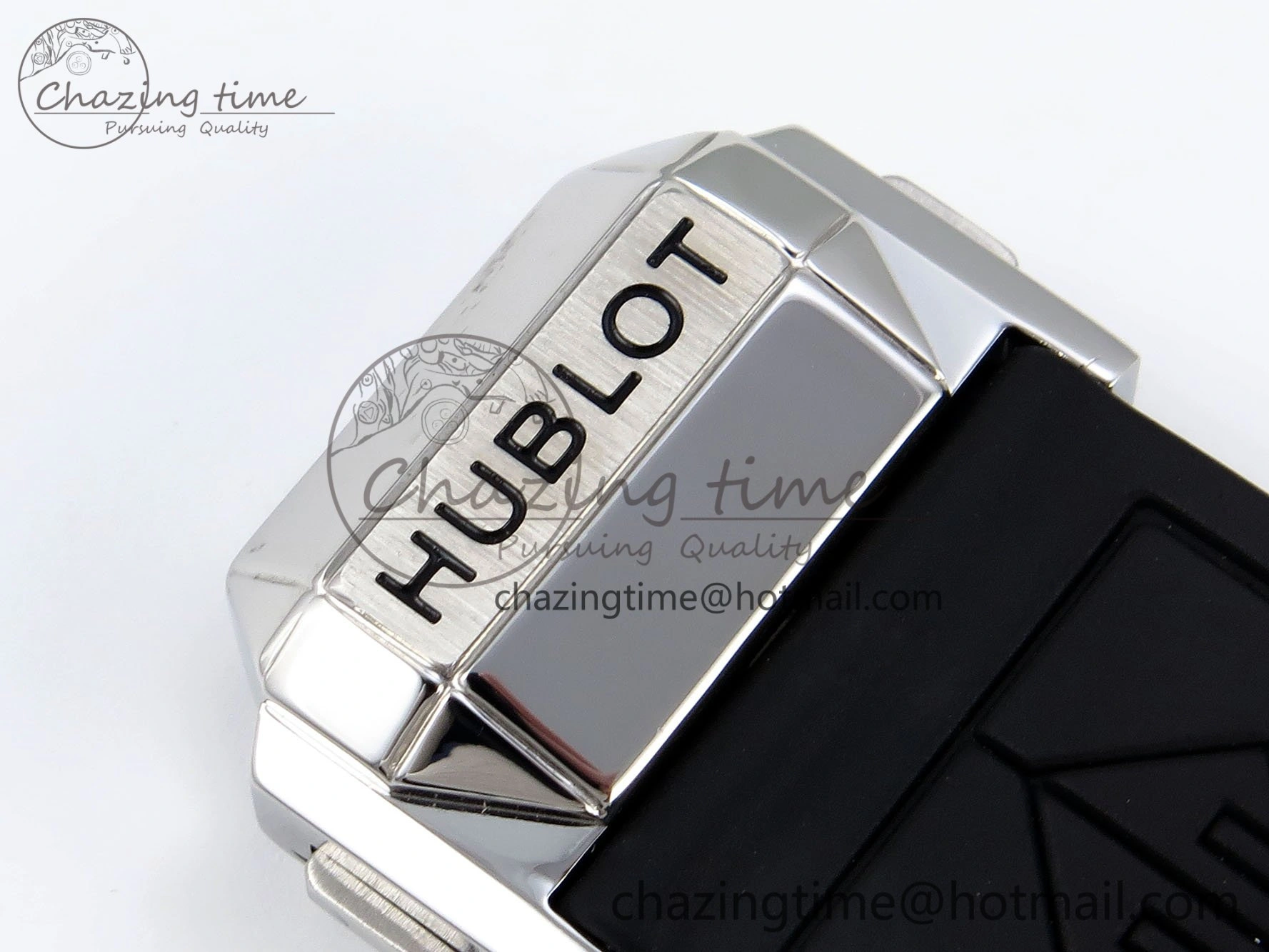 Sophisticated Spirit of Big Bang Sang Bleu SS Full Diamonds BLSF Edition Skeleton Dial on Black Rubber Strap A 6734