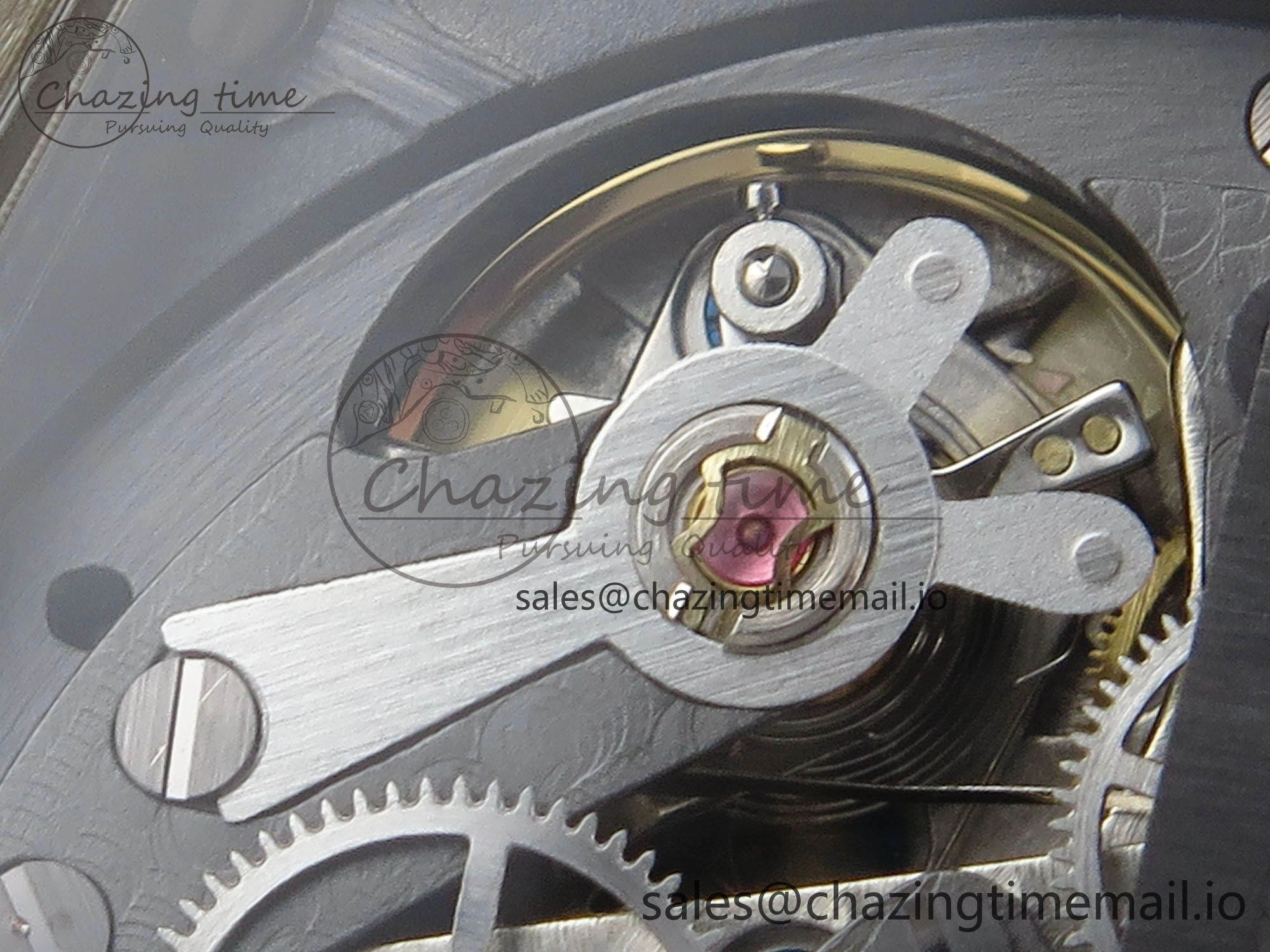 Youthful Spirit of Big Bang Titanium BBF 1:1 Best Edition Black Ceramic Bezel Skeleton Dial on Black Rubber Strap A 6694