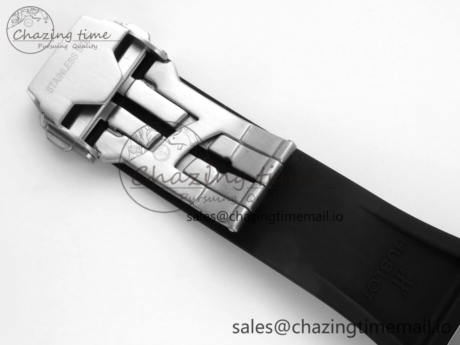 Youthful Spirit of Big Bang Titanium BBF 1:1 Best Edition Black Ceramic Bezel Skeleton Dial on Black Rubber Strap A 6694