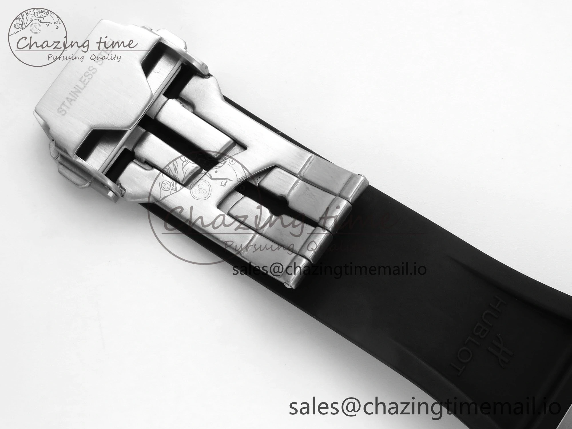 Youthful Spirit of Big Bang Titanium BBF 1:1 Best Edition Black Ceramic Bezel Skeleton Dial on Black Rubber Strap A 6694