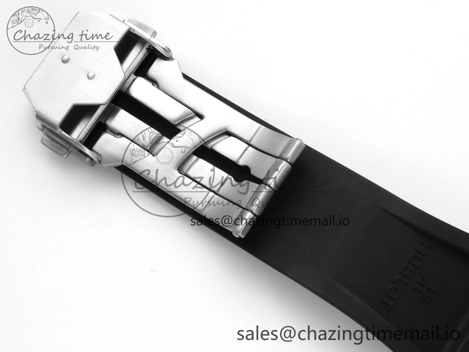 WellDesigned Spirit of Big Bang Titanium BBF 1:1 Best Edition Blue Ceramic Bezel Skeleton Dial on Blue Rubber Strap A 6698