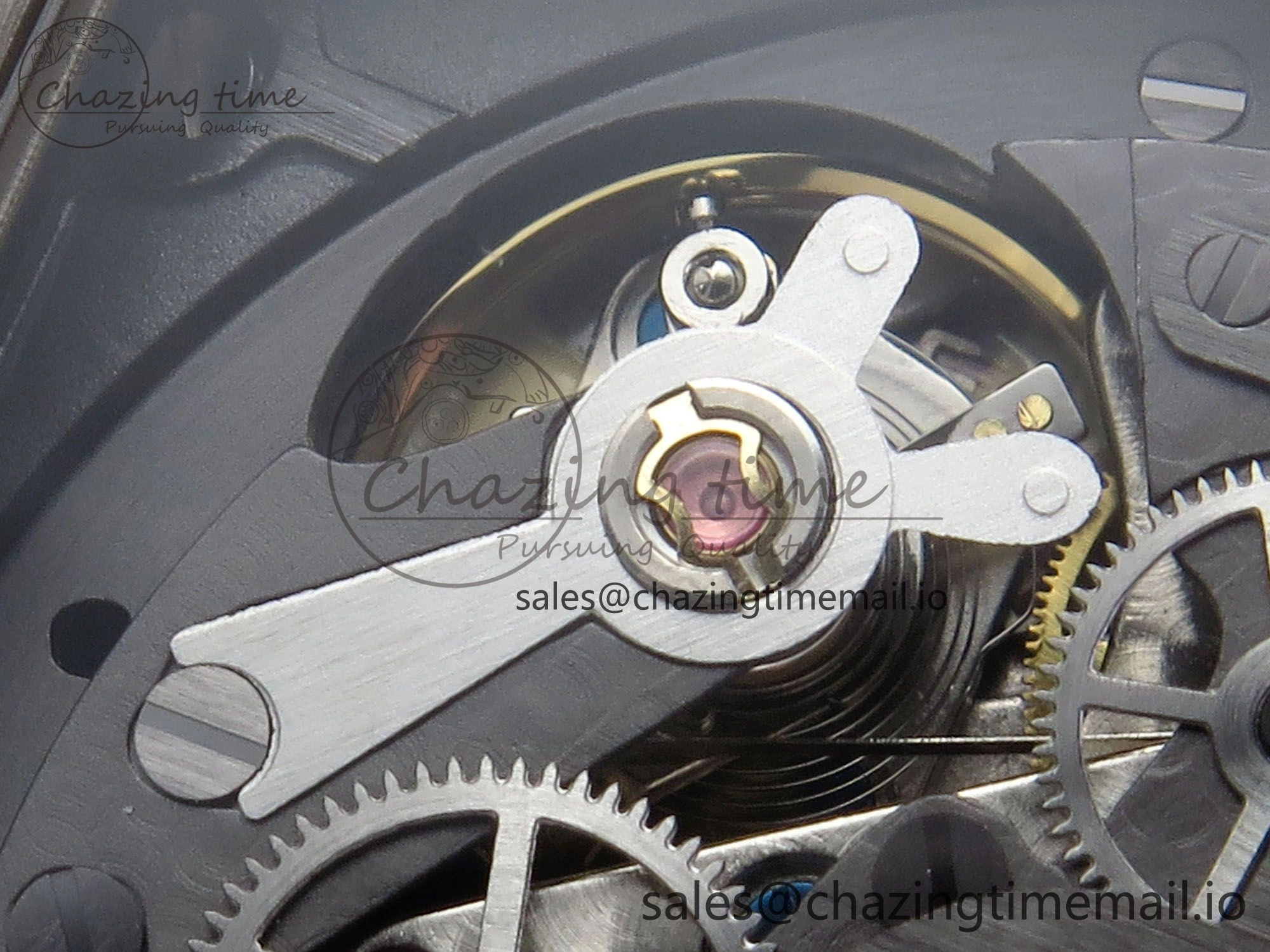 Spirit of Big Bang Titanium BBF 1:1 Best Edition Skeleton Dial on Black Rubber Strap A Sporty 6696