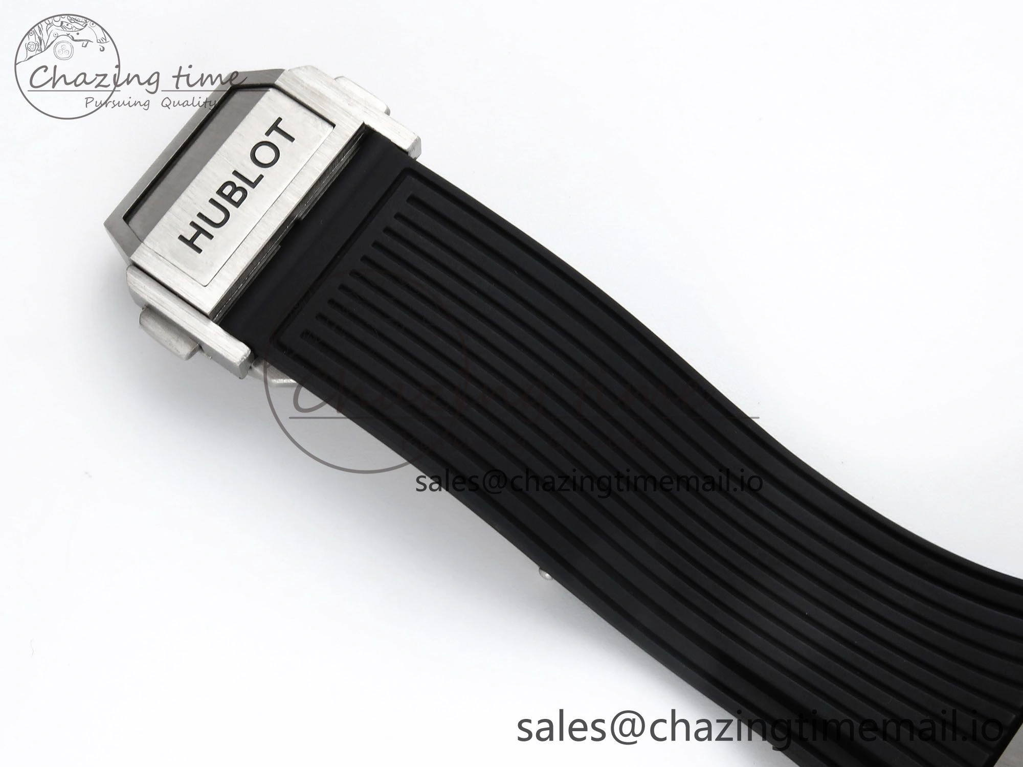 Spirit of Big Bang Titanium BBF 1:1 Best Edition Skeleton Dial on Black Rubber Strap A Sporty 6696