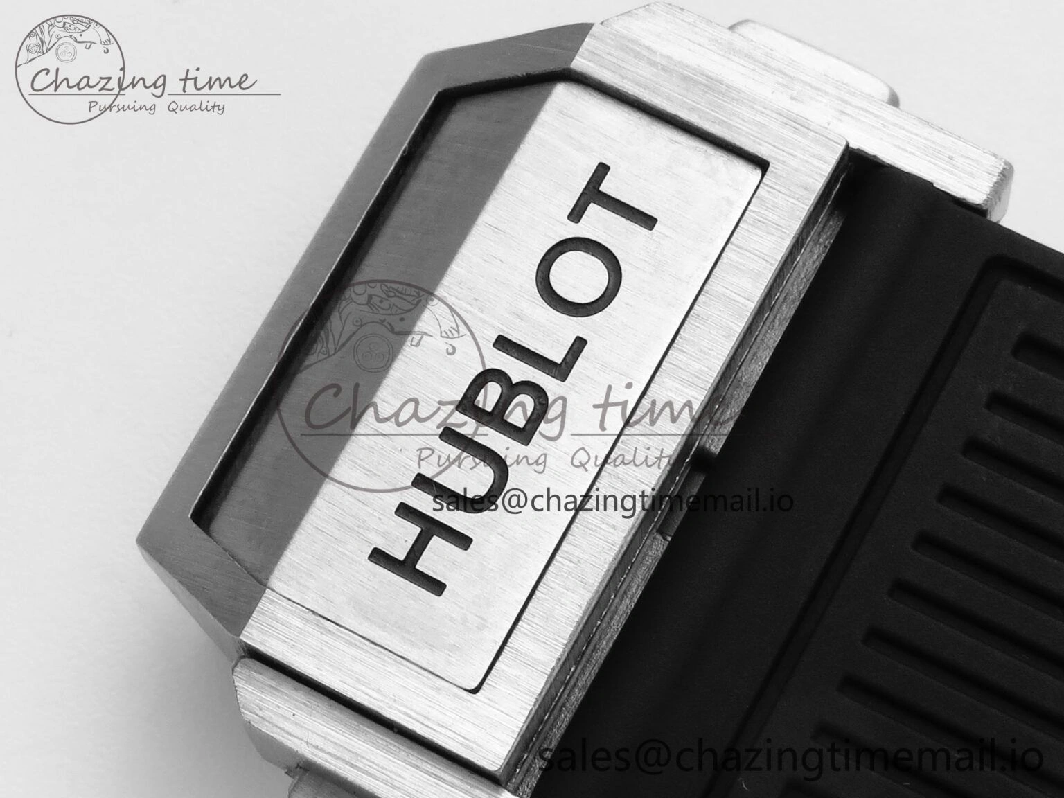 Spirit of Big Bang Titanium BBF 1:1 Best Edition Skeleton Dial on Black Rubber Strap A Sporty 6696