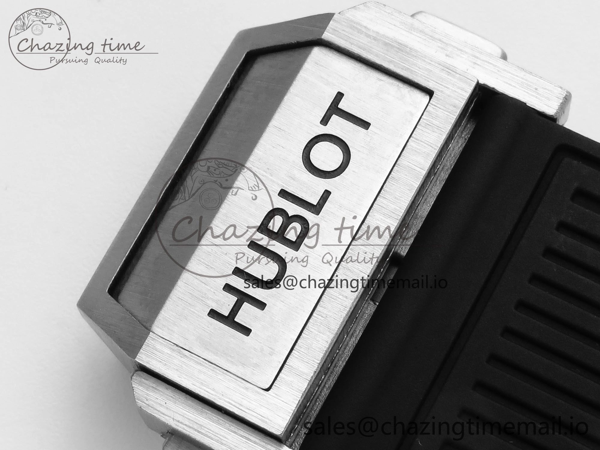 Spirit of Big Bang Titanium BBF 1:1 Best Edition Skeleton Dial on Black Rubber Strap A Sporty 6696