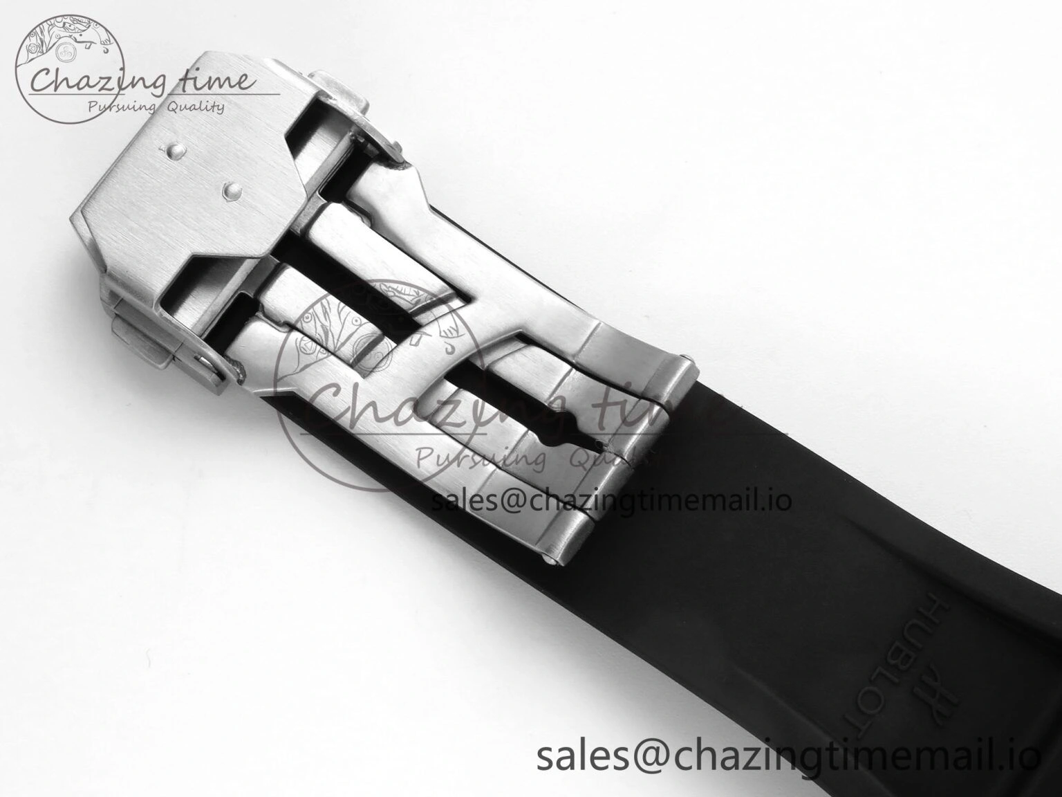 Spirit of Big Bang Titanium BBF 1:1 Best Edition Skeleton Dial on Black Rubber Strap A Sporty 6696