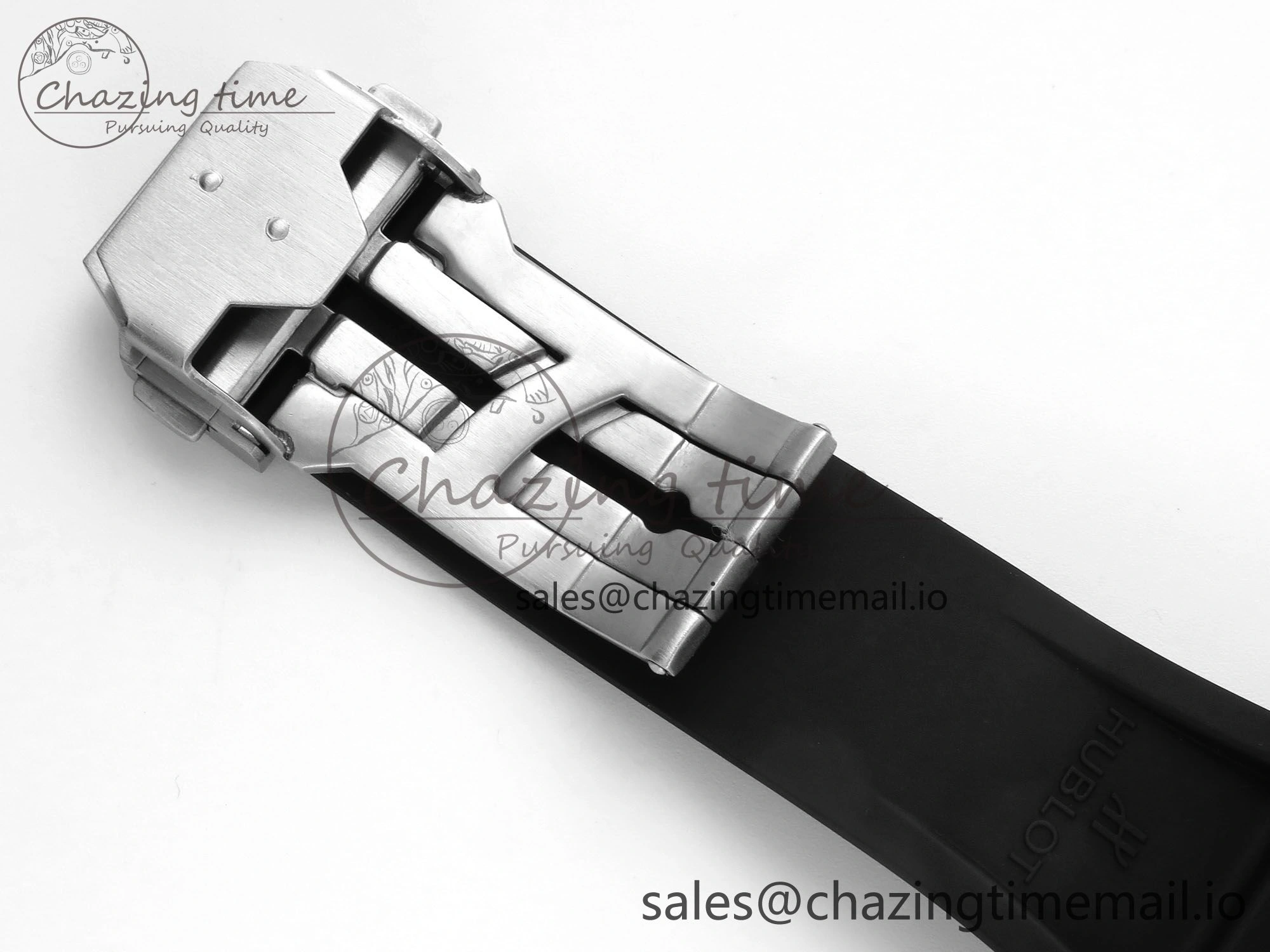 Spirit of Big Bang Titanium BBF 1:1 Best Edition Skeleton Dial on Black Rubber Strap A Sporty 6696