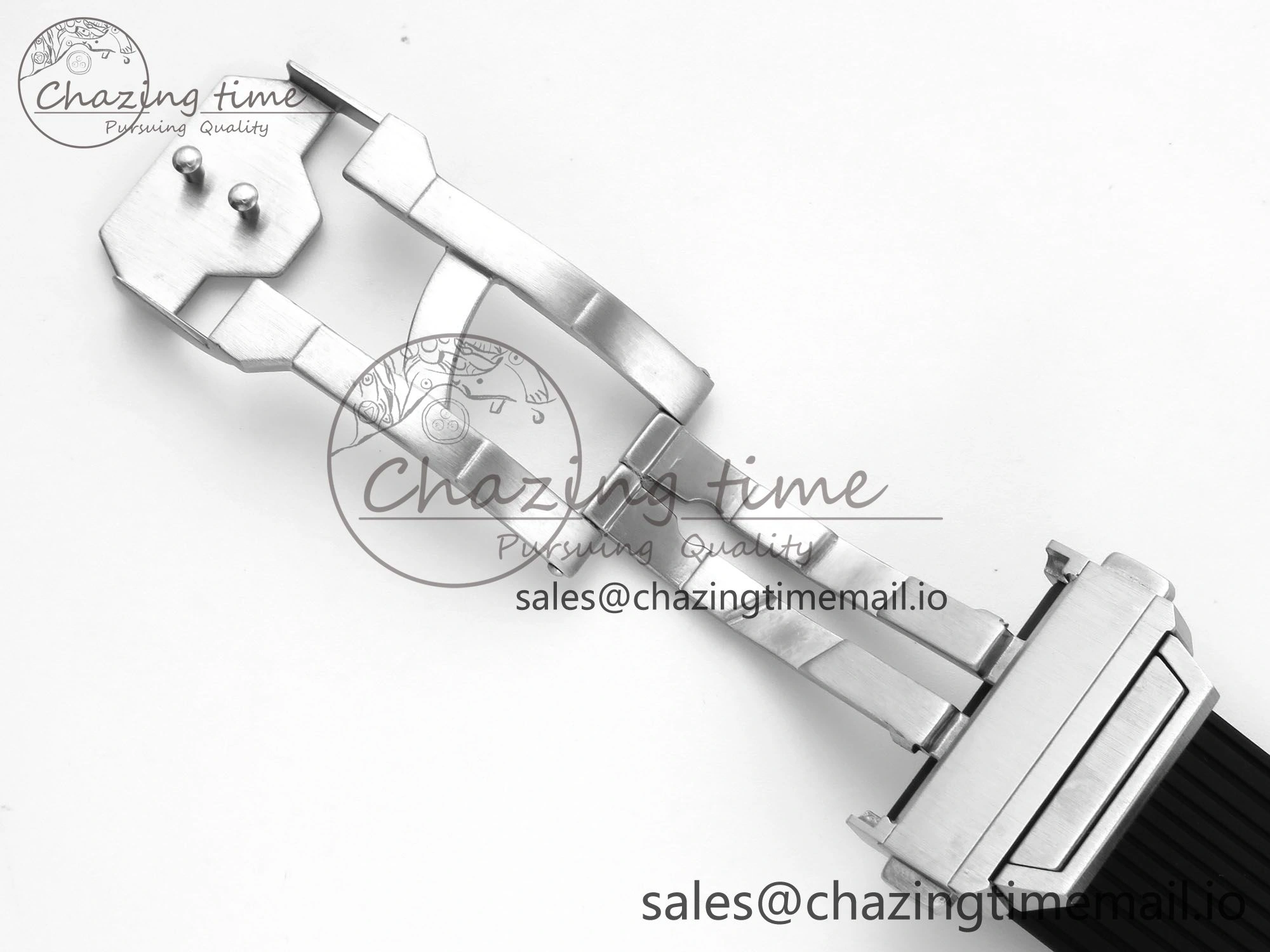 Spirit of Big Bang Titanium BBF 1:1 Best Edition Skeleton Dial on Black Rubber Strap A Sporty 6696