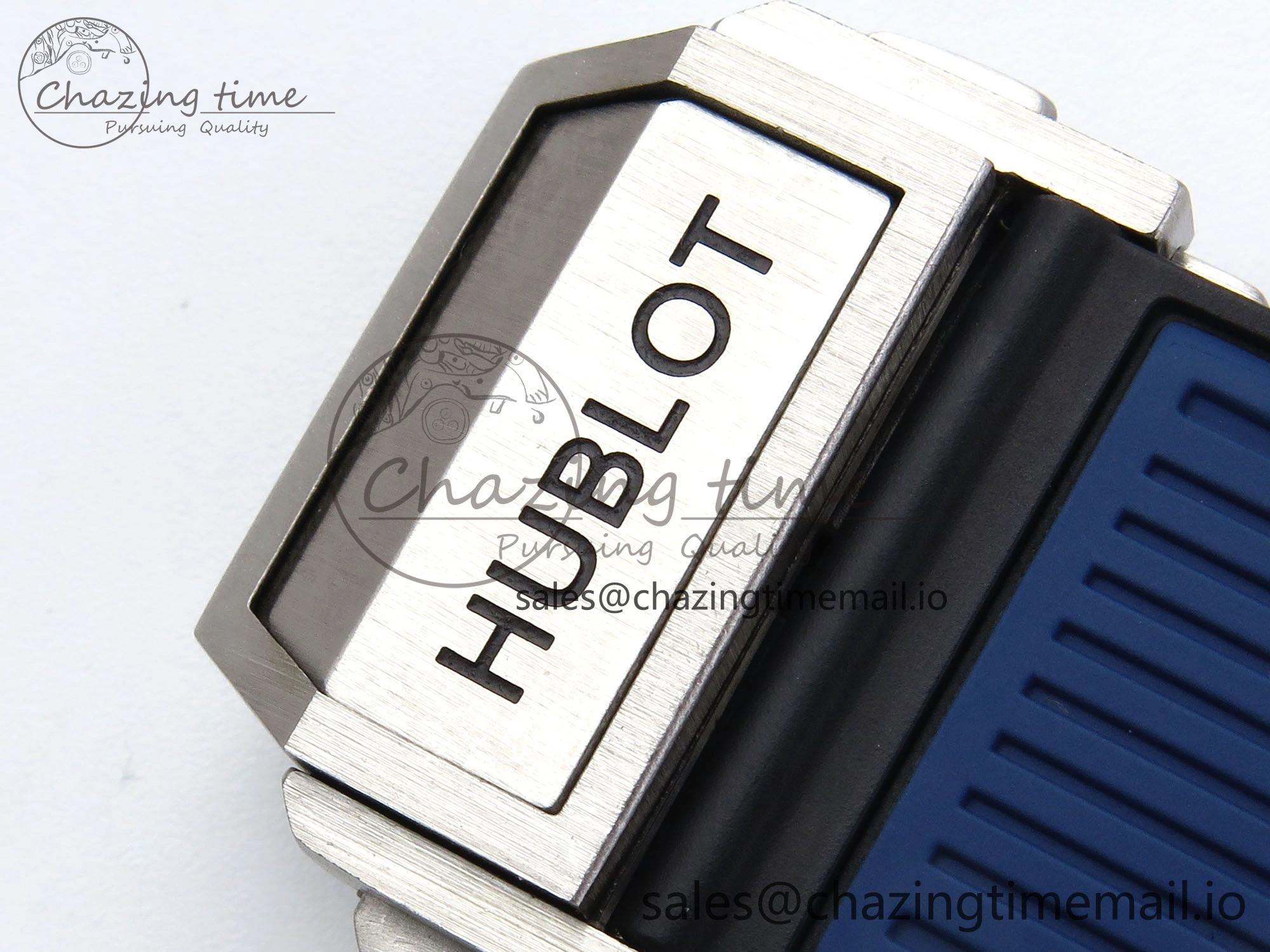 Spirit of Big Bang Titanium BBF 1:1 Best Edition Skeleton Dial on Blue Rubber Strap A TimelessDesign 6697