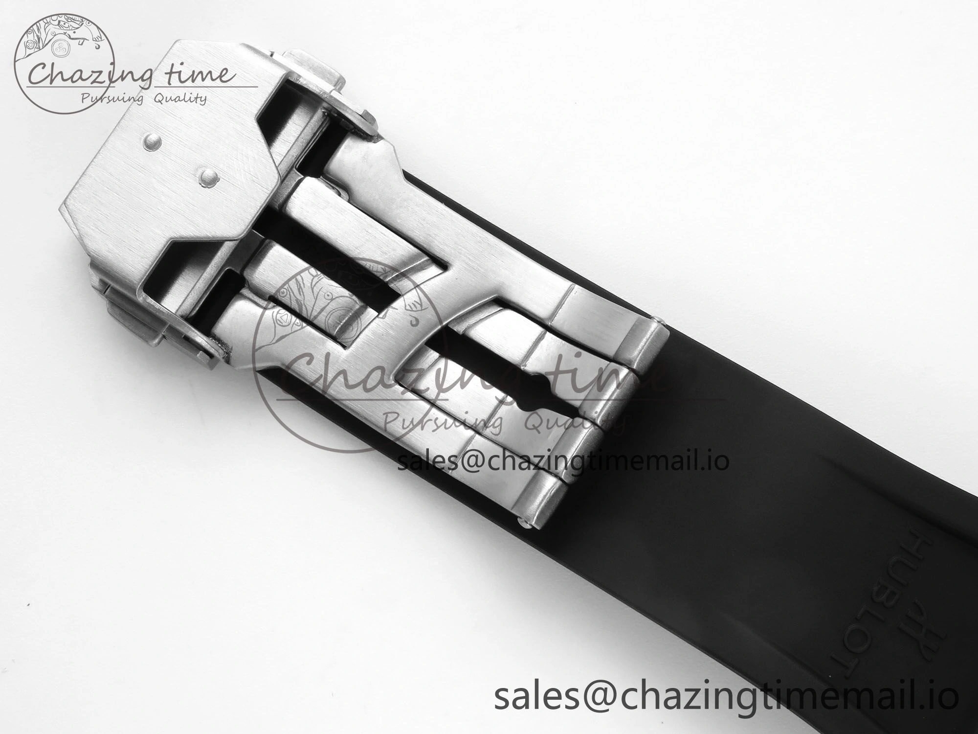 Spirit of Big Bang Titanium BBF 1:1 Best Edition Skeleton Dial on Blue Rubber Strap A TimelessDesign 6697